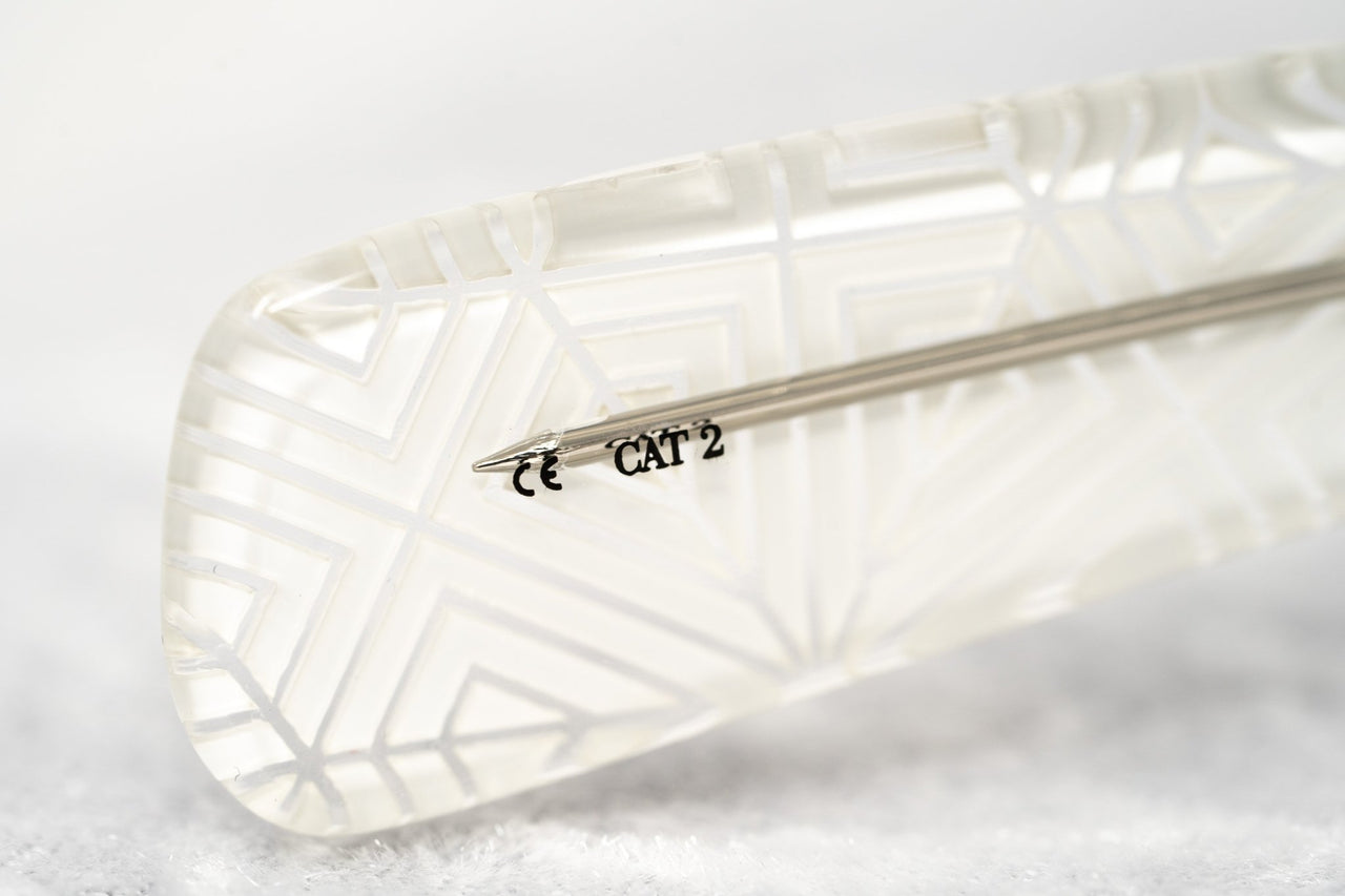 David David Sunglasses Oval Solid White Crystal With Dark Grey Lenses Category 3 9DAVID1C2WHITE - Watches & Crystals