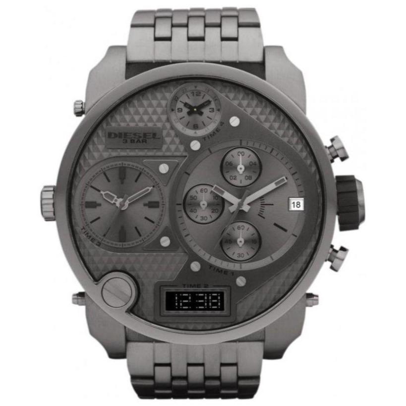 Diesel Men's Chronograph Watch Big Daddy Gun Metal - Watches & Crystals
