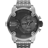 Thumbnail for Diesel Men's Chronograph Watch Little Daddy Black Silver - Watches & Crystals
