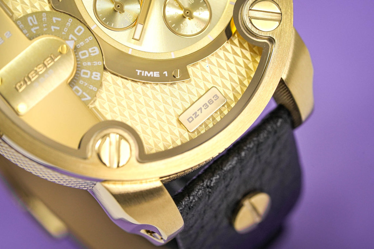 Diesel Men's Chronograph Watch Little Daddy Gold - Watches & Crystals