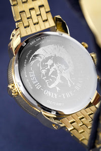Thumbnail for Diesel Men's Chronograph Watch Little Daddy Gold Bracelet - Watches & Crystals