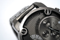Thumbnail for Diesel Men's Chronograph Watch Little Daddy Gun Metal - Watches & Crystals