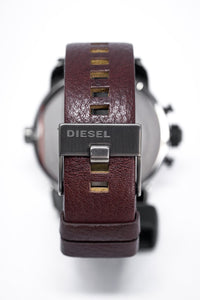 Thumbnail for Diesel Men's Chronograph Watch Little Daddy Gun Metal Brown - Watches & Crystals