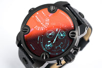 Thumbnail for Diesel Men's Chronograph Watch Little Daddy Orange Black - Watches & Crystals