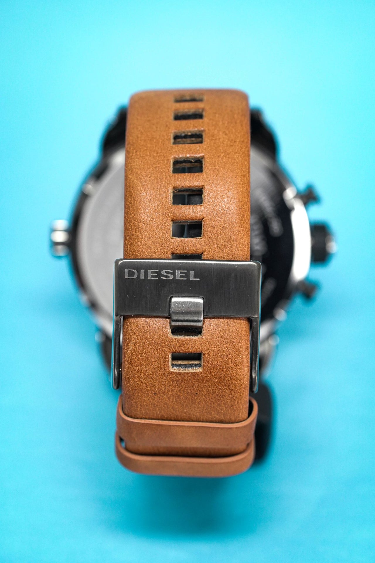 Diesel Men's Chronograph Watch Little Daddy White Brown - Watches & Crystals