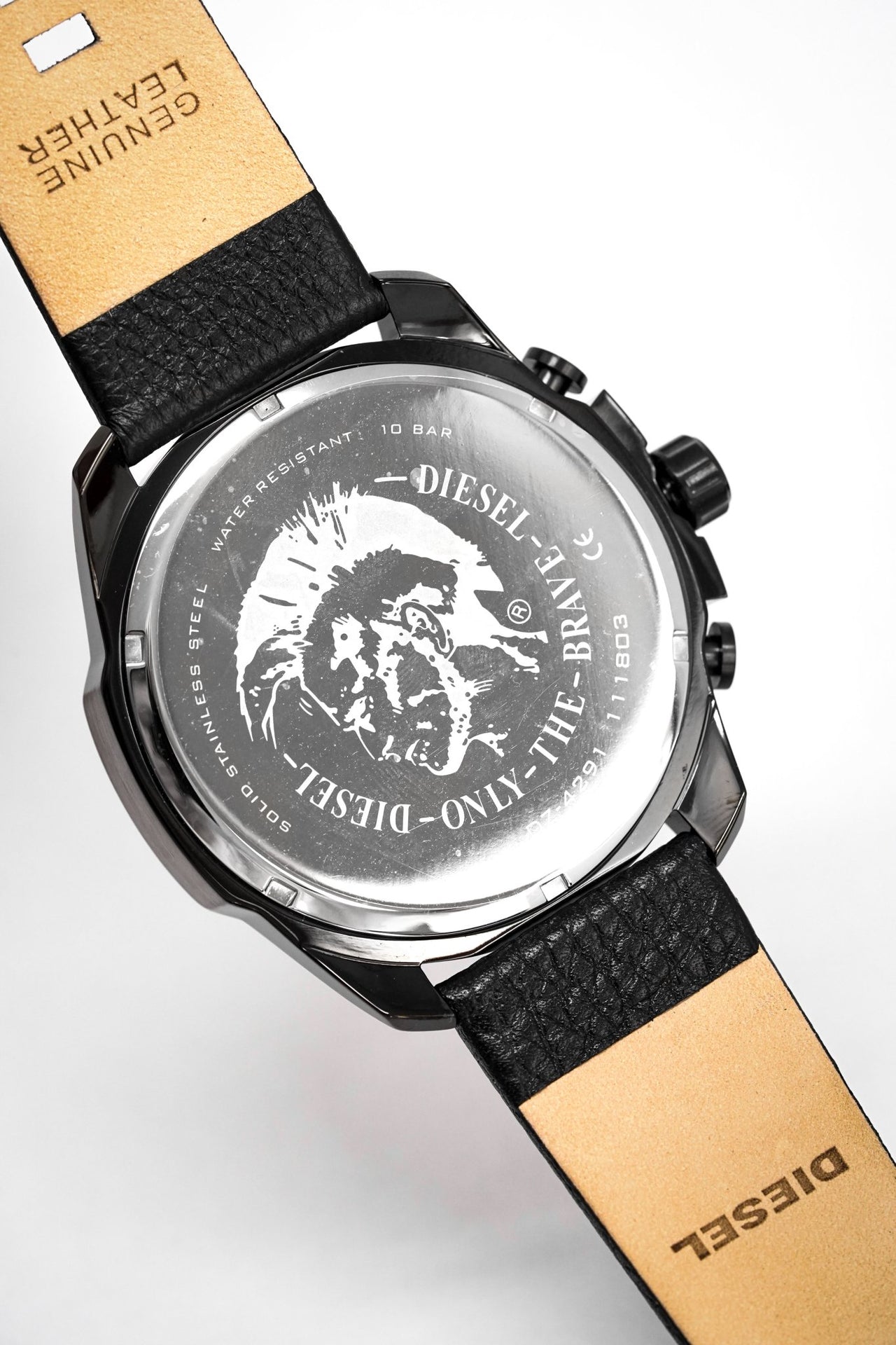 Diesel Men's Chronograph Watch Mega Chief Black - Watches & Crystals