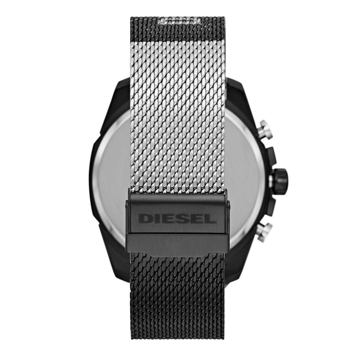 Diesel Men's Chronograph Watch Mega Chief Black Mesh DZ4514 - Watches & Crystals