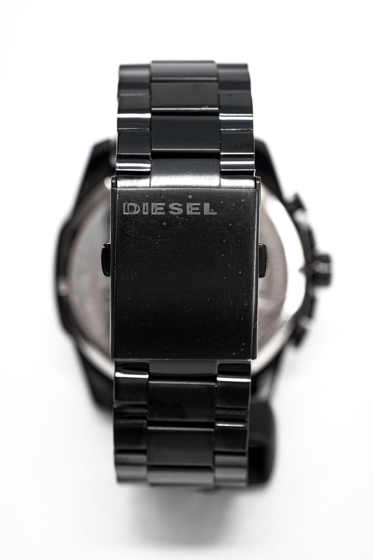 Diesel Men's Chronograph Watch Mega Chief Black PVD - Watches & Crystals