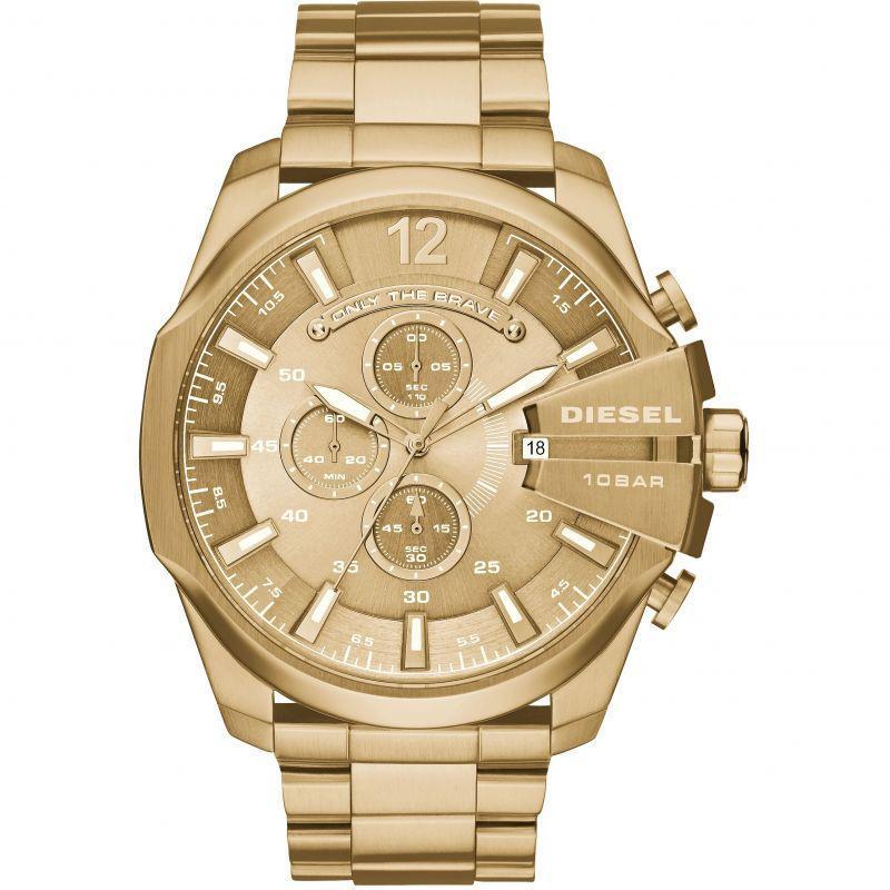 Diesel Men's Chronograph Watch Mega Chief Gold - Watches & Crystals