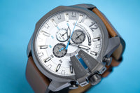 Thumbnail for Diesel Men's Chronograph Watch Mega Chief White Brown - Watches & Crystals