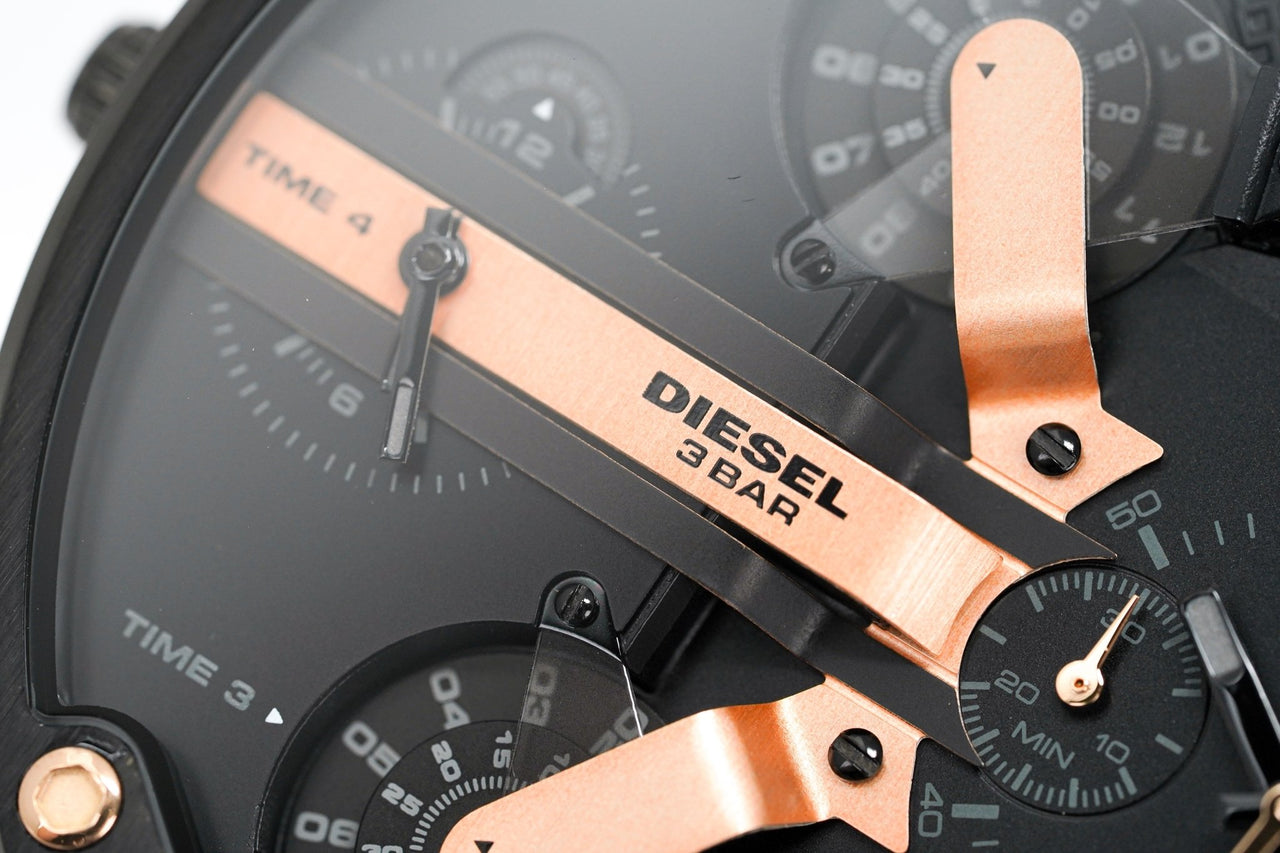 Diesel Men's Chronograph Watch Mr Daddy 2.0 Black - Watches & Crystals