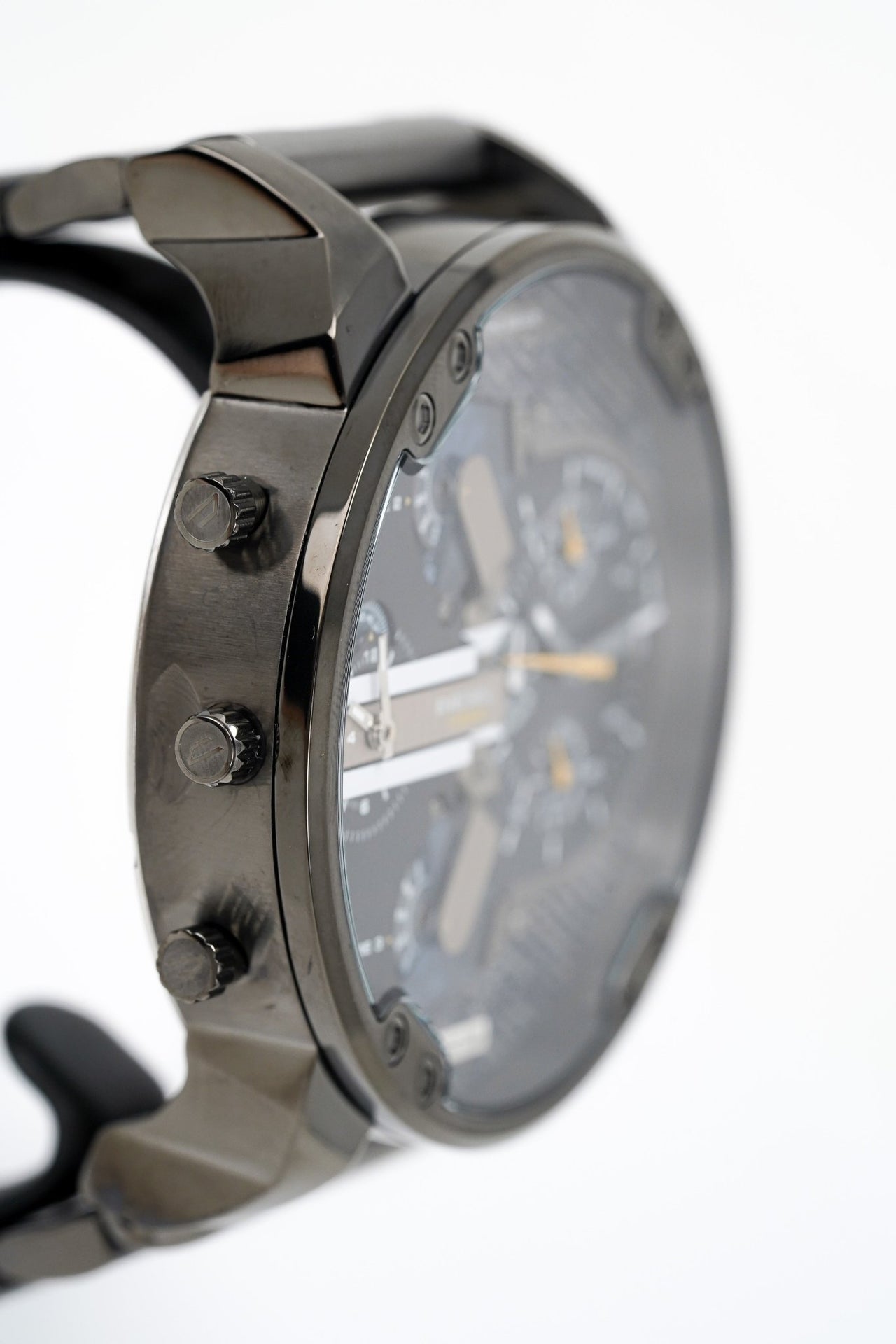 Diesel Men\'s Chronograph Watch Mr Daddy 2.0 Black Blue DZ7331 – Watches &  Crystals