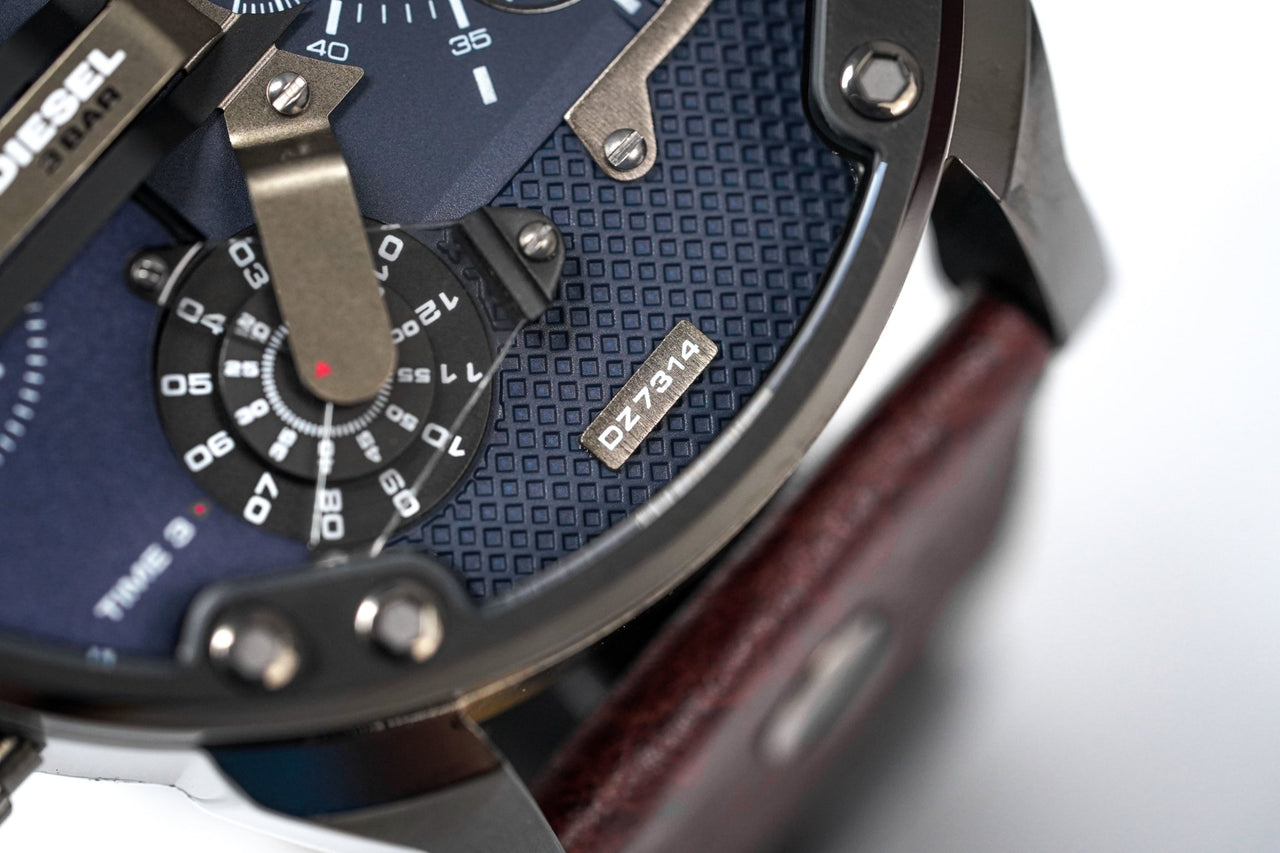 Diesel Men's Chronograph Watch Mr Daddy 2.0 Blue - Watches & Crystals