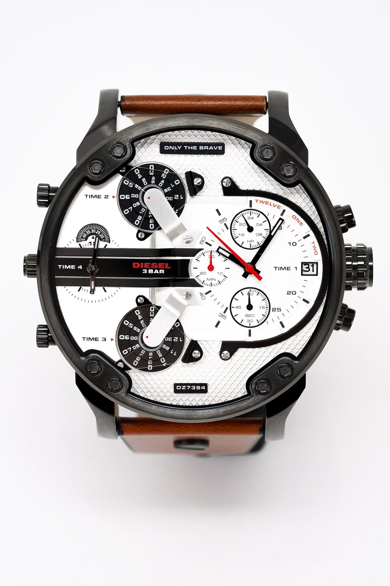 Diesel Men's Chronograph Watch Mr Daddy 2.0 Brown DZ7394 - Watches & Crystals