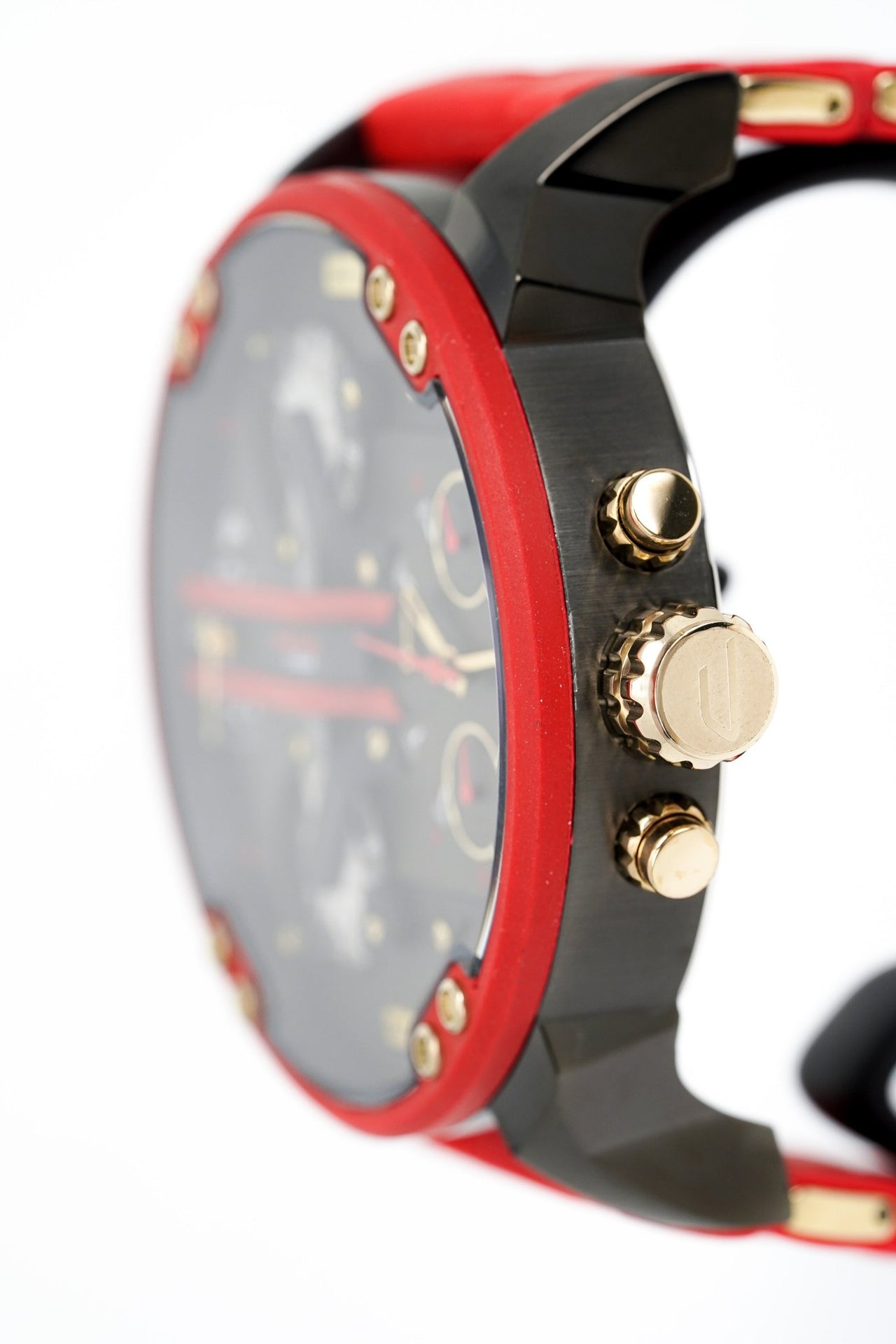 Diesel Men's Chronograph Watch Mr Daddy 2.0 Red DZ7430 - Watches & Crystals