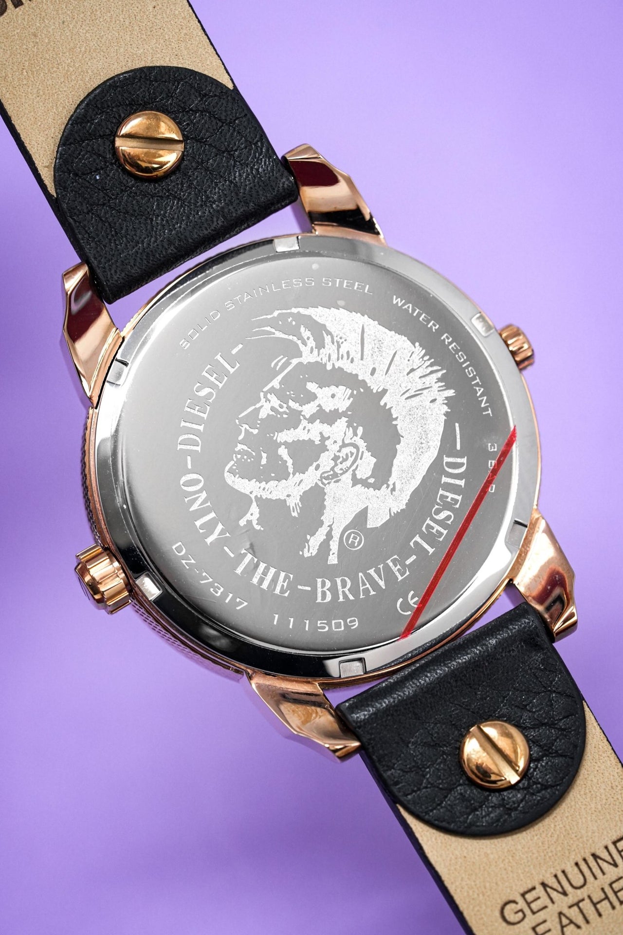 Diesel Men's Watch Mini Daddy Black Rose Gold - Watches & Crystals
