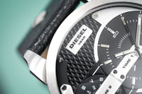 Thumbnail for Diesel Men's Watch Mini Daddy Silver Black - Watches & Crystals