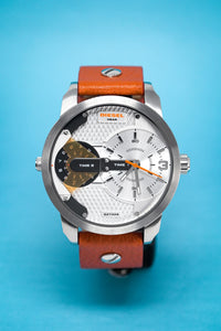 Thumbnail for Diesel Men's Watch Mini Daddy Silver Brown - Watches & Crystals