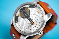 Thumbnail for Diesel Men's Watch Mini Daddy Silver Brown - Watches & Crystals