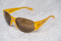 Thumbnail for Eley Kishimoto Sunglasses Oversized Mustard Gold With Brown Lenses 5EKC1 - Watches & Crystals