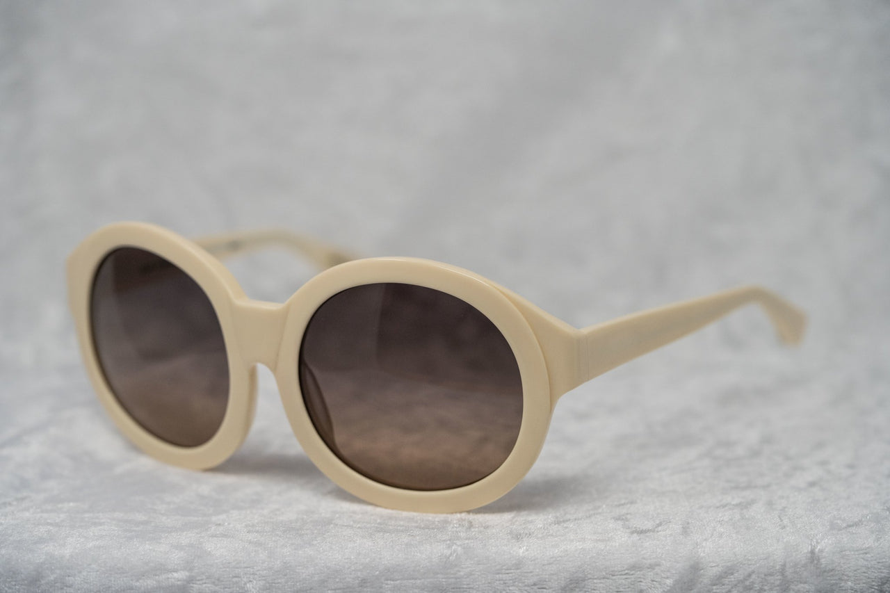 Eley Kishimoto Sunglasses Oversized Round Cream With Brown Category 3 Lenses EK27C4SUN - Watches & Crystals