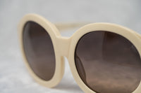 Thumbnail for Eley Kishimoto Sunglasses Oversized Round Cream With Brown Category 3 Lenses EK27C4SUN - Watches & Crystals