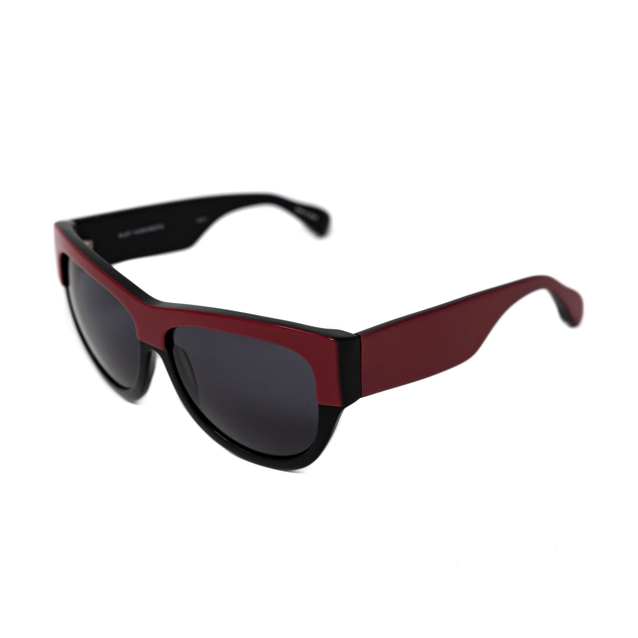 Eley Kishimoto Sunglasses Oversized Wayfarer Red and Black With Black Lenses EK26C1SUN - Watches & Crystals