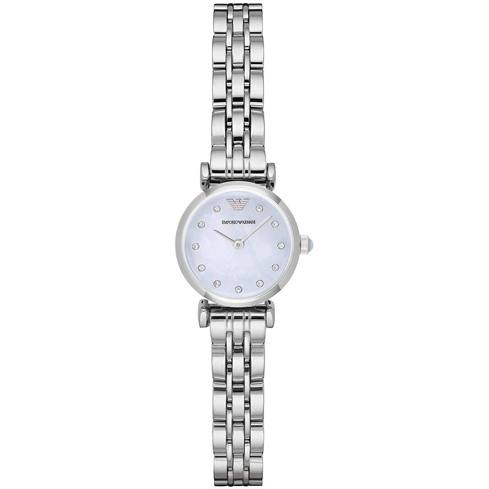 Emporio Armani Ladies Automatic Watch Gianni Silver AR1961 - Watches & Crystals