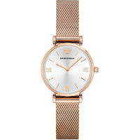 Thumbnail for Emporio Armani Ladies Automatic Watch Gianni T-Bar Rose Gold AR1956 - Watches & Crystals