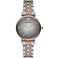 Thumbnail for Emporio Armani Ladies Automatic Watch Gianni T-Bar Two Tone AR1725 - Watches & Crystals