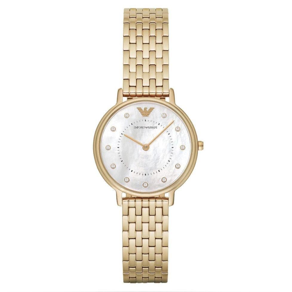 Emporio Armani Ladies Automatic Watch Kappa Gold AR11007 - Watches & Crystals
