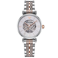 Thumbnail for Emporio Armani Ladies Automatic Watch Meccanico Skeleton AR1992 - Watches & Crystals