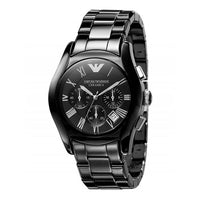 Thumbnail for Emporio Armani Ladies Chronograph Watch Ceramica Black AR1401 - Watches & Crystals