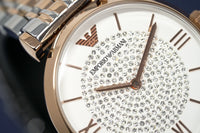Thumbnail for Emporio Armani Ladies T-Bar Gianni Watch Two Tone AR1926 - Watches & Crystals