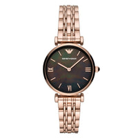 Thumbnail for Emporio Armani Ladies Watch T-Bar Gianni Rose Gold AR11145 - Watches & Crystals