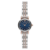 Thumbnail for Emporio Armani Ladies Watch T-Bar Gianni Two-Tone Blue AR11222 - Watches & Crystals