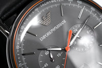 Thumbnail for Emporio Armani Men's Aviator Chronograph Watch Black AR11168 - Watches & Crystals