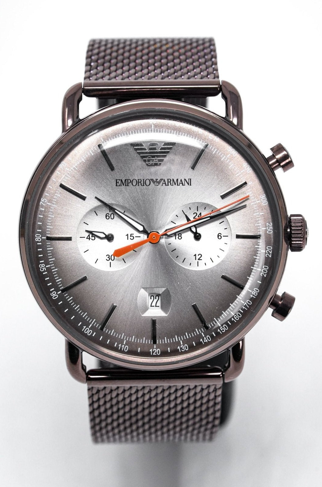 Emporio Armani Men's Aviator Chronograph Watch Bronze AR11169 - Watches & Crystals
