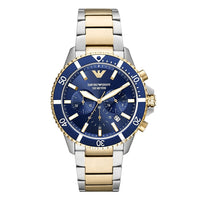 Thumbnail for Emporio Armani Men's Chronograph Diver Watch Blue AR11362 - Watches & Crystals