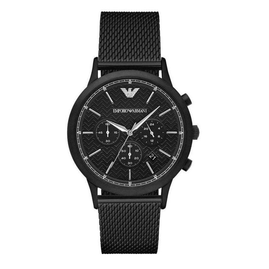 Emporio Armani Men's Chronograph Watch Black PVD AR2498 - Watches & Crystals