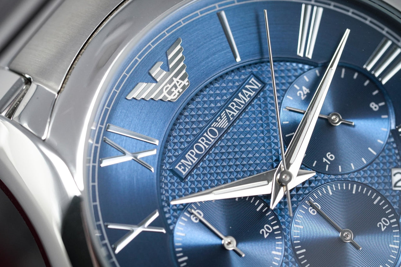 Emporio Armani Men's Chronograph Watch Blue AR11023 - Watches & Crystals