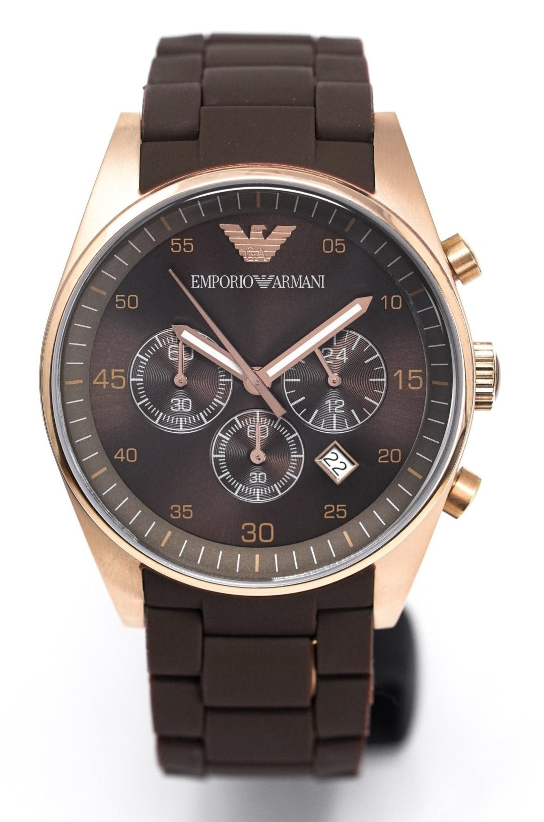 Emporio Armani Men's Chronograph Watch Brown AR5890 - Watches & Crystals