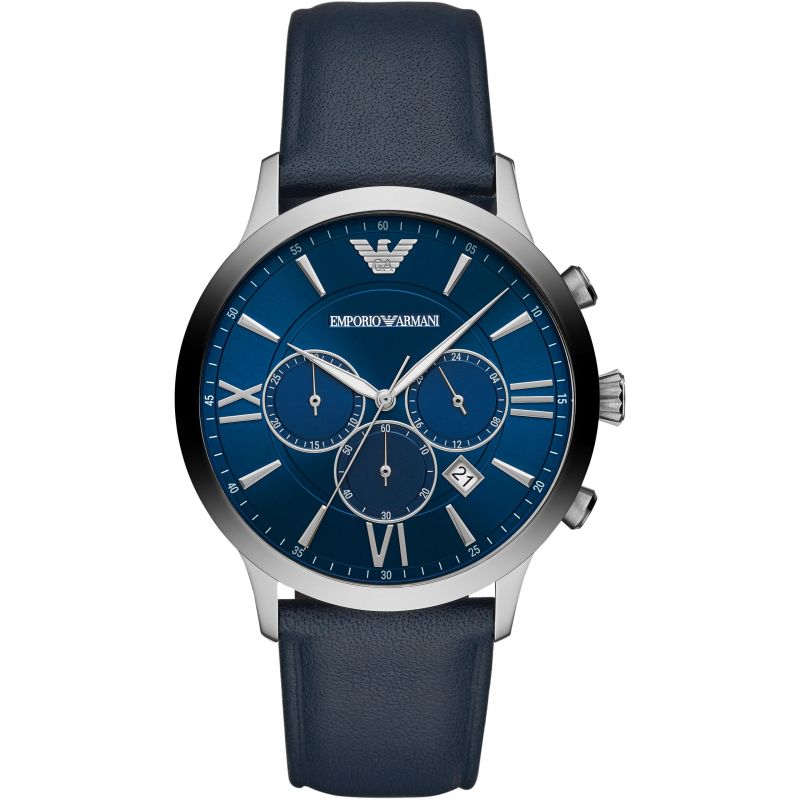 Emporio Armani Men's Chronograph Watch Giovanni Blue AR11226 - Watches & Crystals