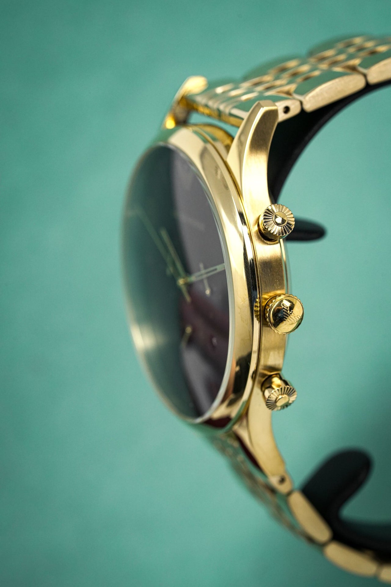 Emporio Armani Men's Chronograph Watch Gold PVD AR1893 - Watches & Crystals