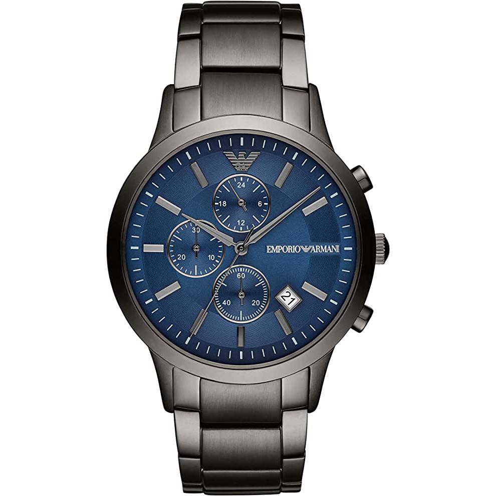 Emporio Armani Men's Chronograph Watch Renato Blue AR11215 - Watches & Crystals
