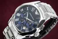 Thumbnail for Emporio Armani Men's Chronograph Watch Silver AR1635 - Watches & Crystals