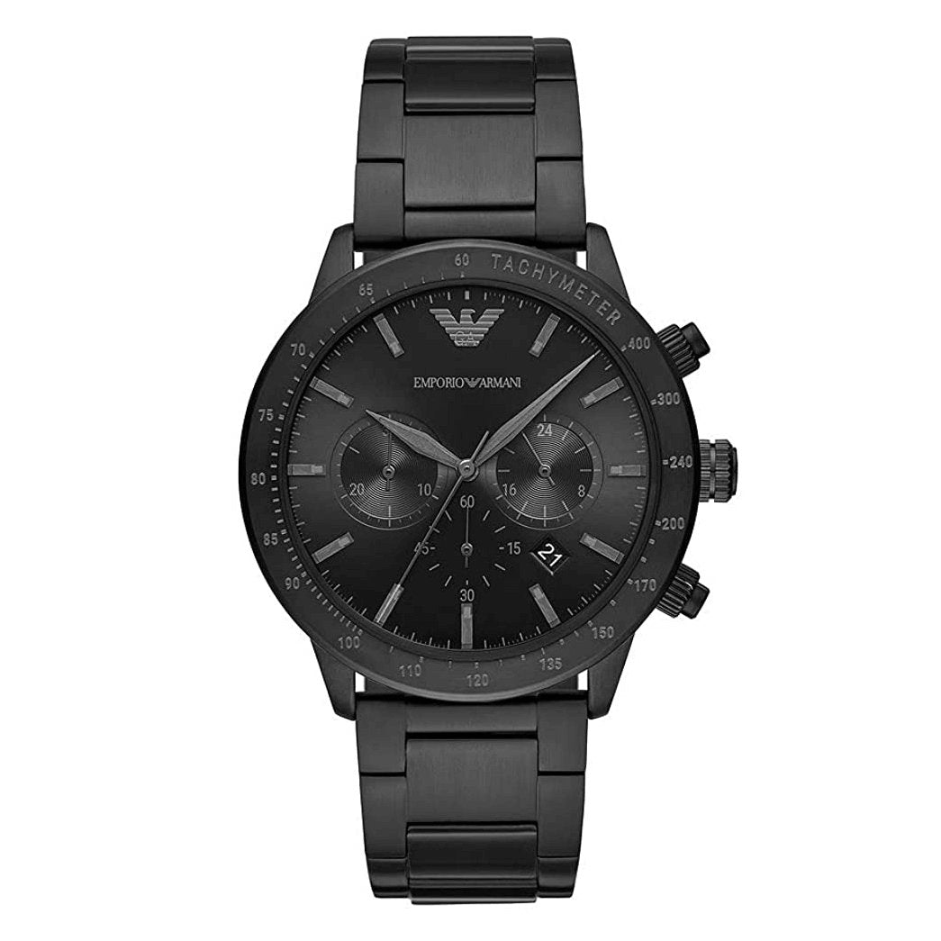 Emporio Armani Men's Chronograph Watch Sport Mario Black AR11242 - Watches & Crystals