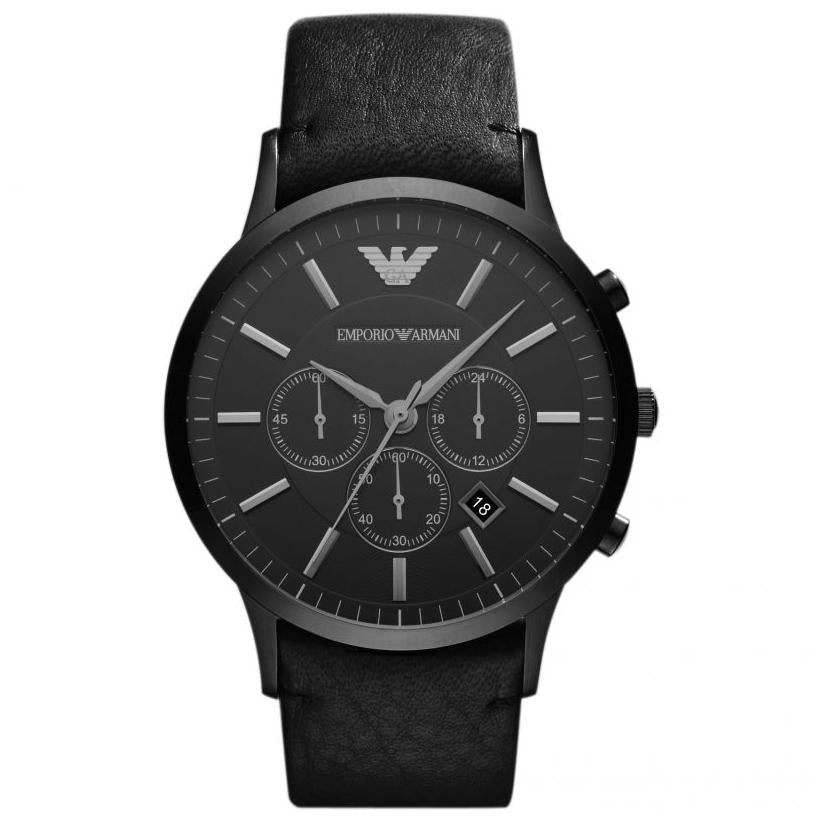 Emporio Armani Men's Chronograph Watch Sportivo Black AR2461 - Watches & Crystals