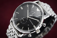Thumbnail for Emporio Armani Men's Chronograph Watch Steel AR0389 - Watches & Crystals