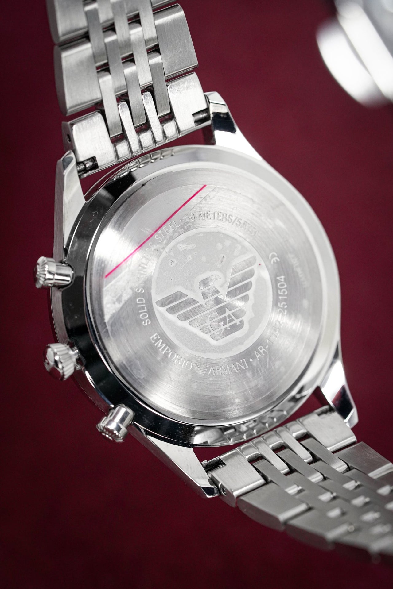 Emporio Armani Men's Chronograph Watch Steel AR1942 - Watches & Crystals